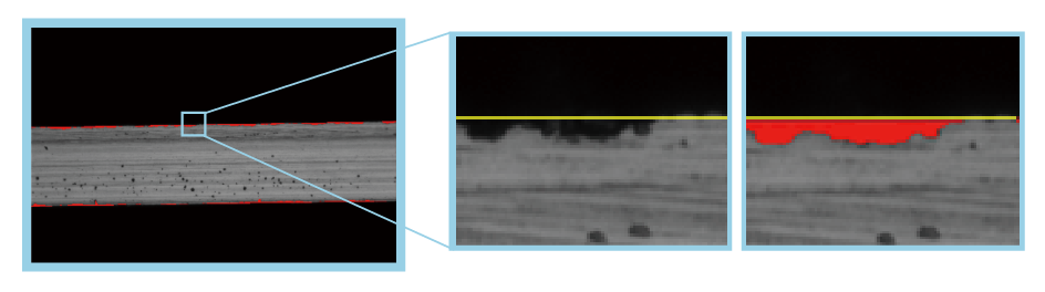 Die sidewall measurement